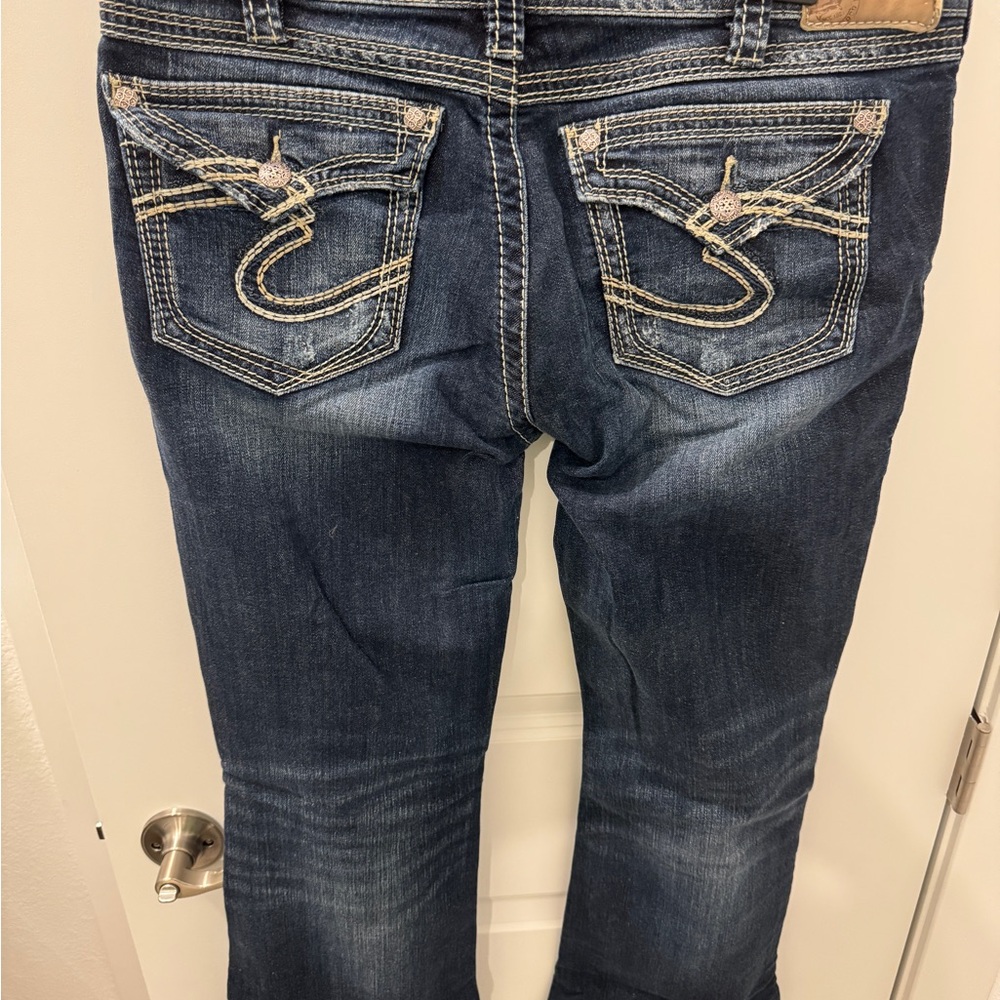 Silver Jeans Dark Blue Boot Cut Women's Jeans